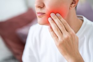 A Man With toothache